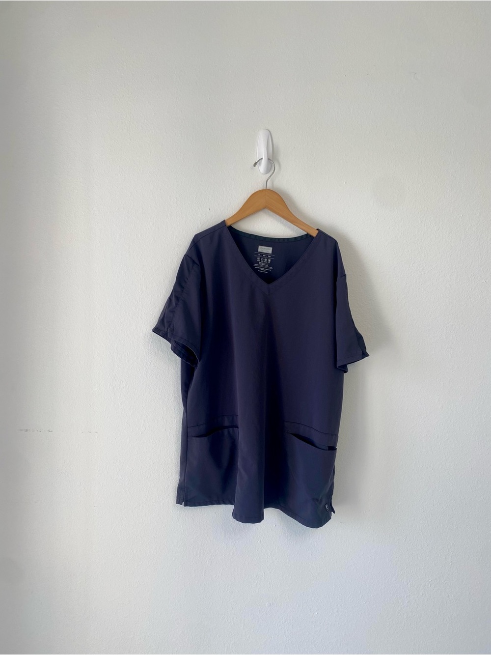 Cherokee COOLMAX Women’s Black Scrub Top XL W/ Pockets